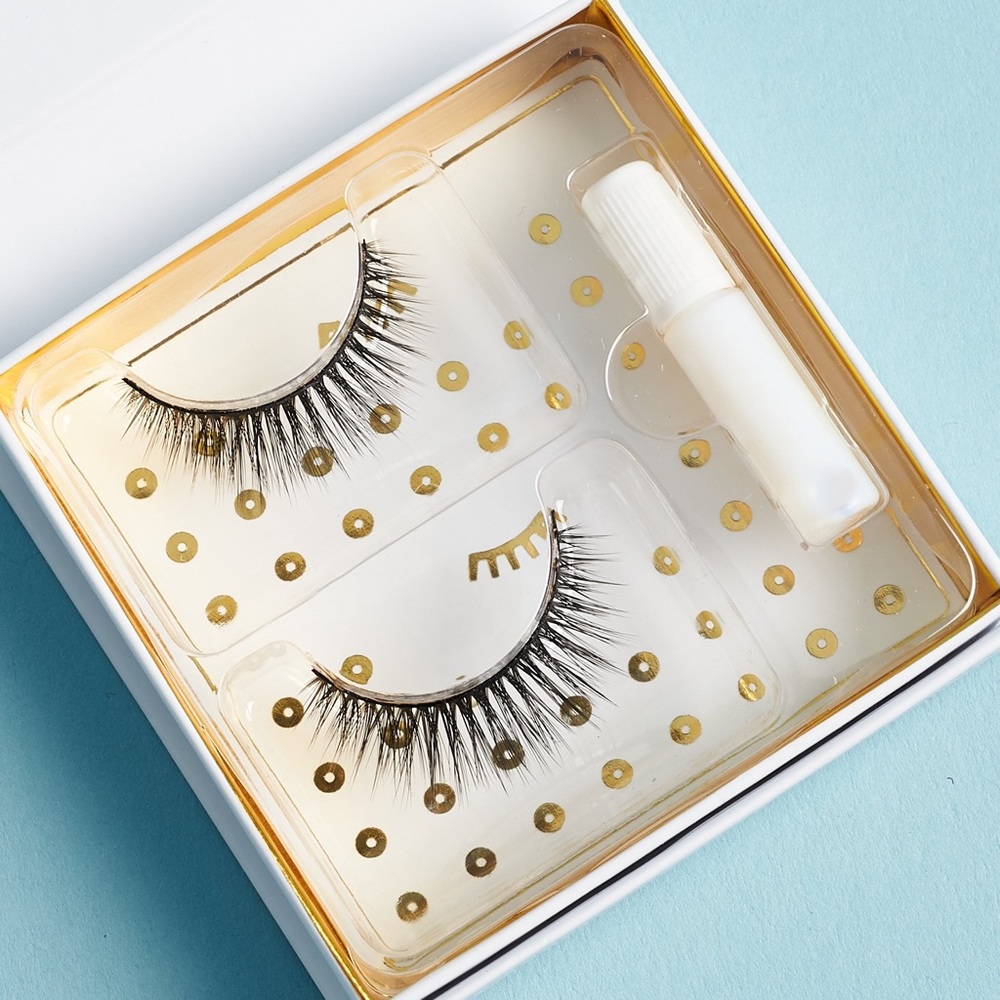Battington Lashes Monroe 3D Silk Lashes + Glue KIt